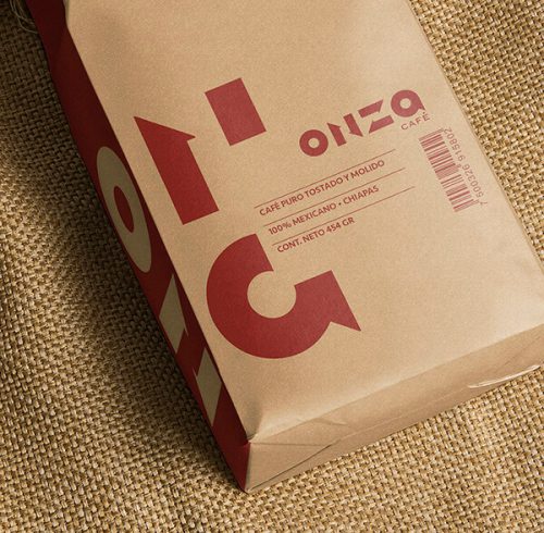Onza Coffee Kraft Bag