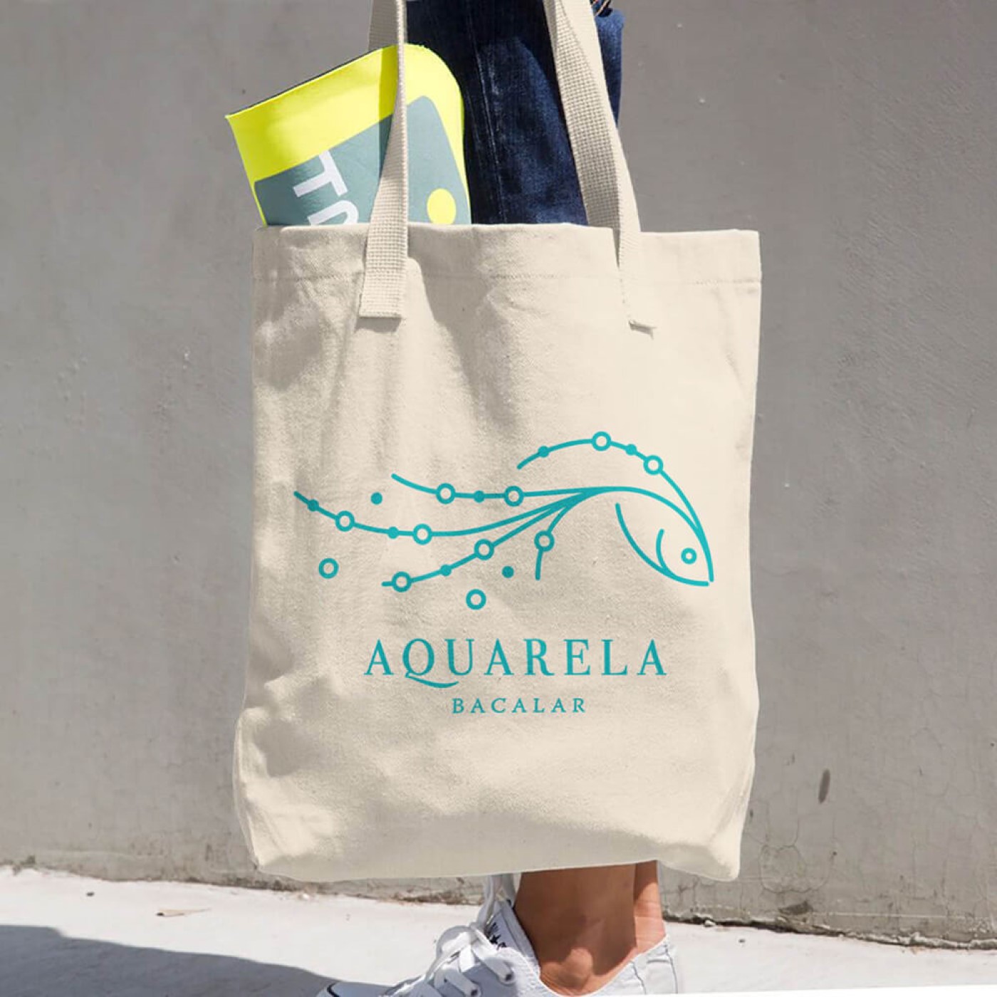marca logotipo-bolsa Aquarela Bacalar 1400